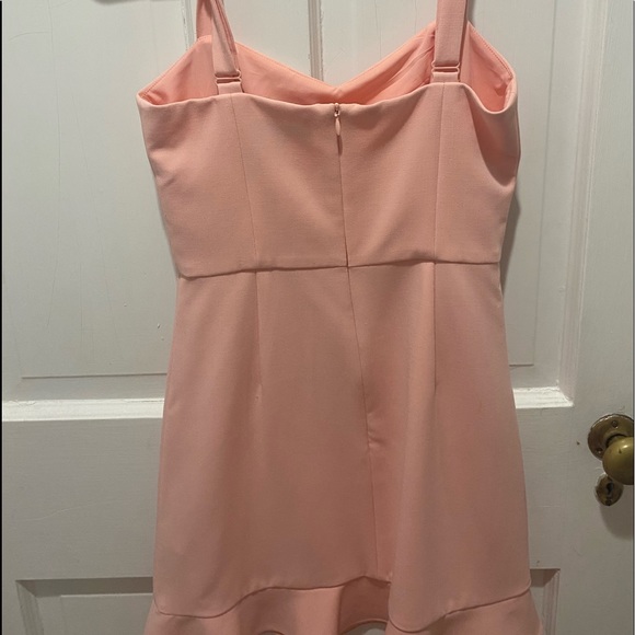 French Connection Whisper Ruffle Hem Dress - Picture 3 of 5